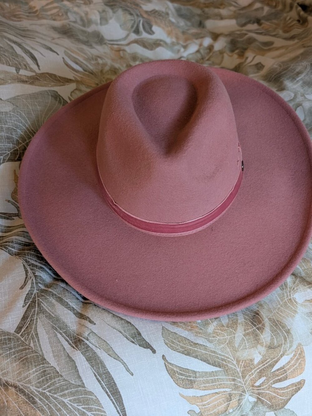 Peter Grimm Hat Dusty Rose Wool One Size